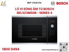 Lò vi sóng âm tủ Bosch BEL523MS0B - series 4 - Màn hình cảm ứng